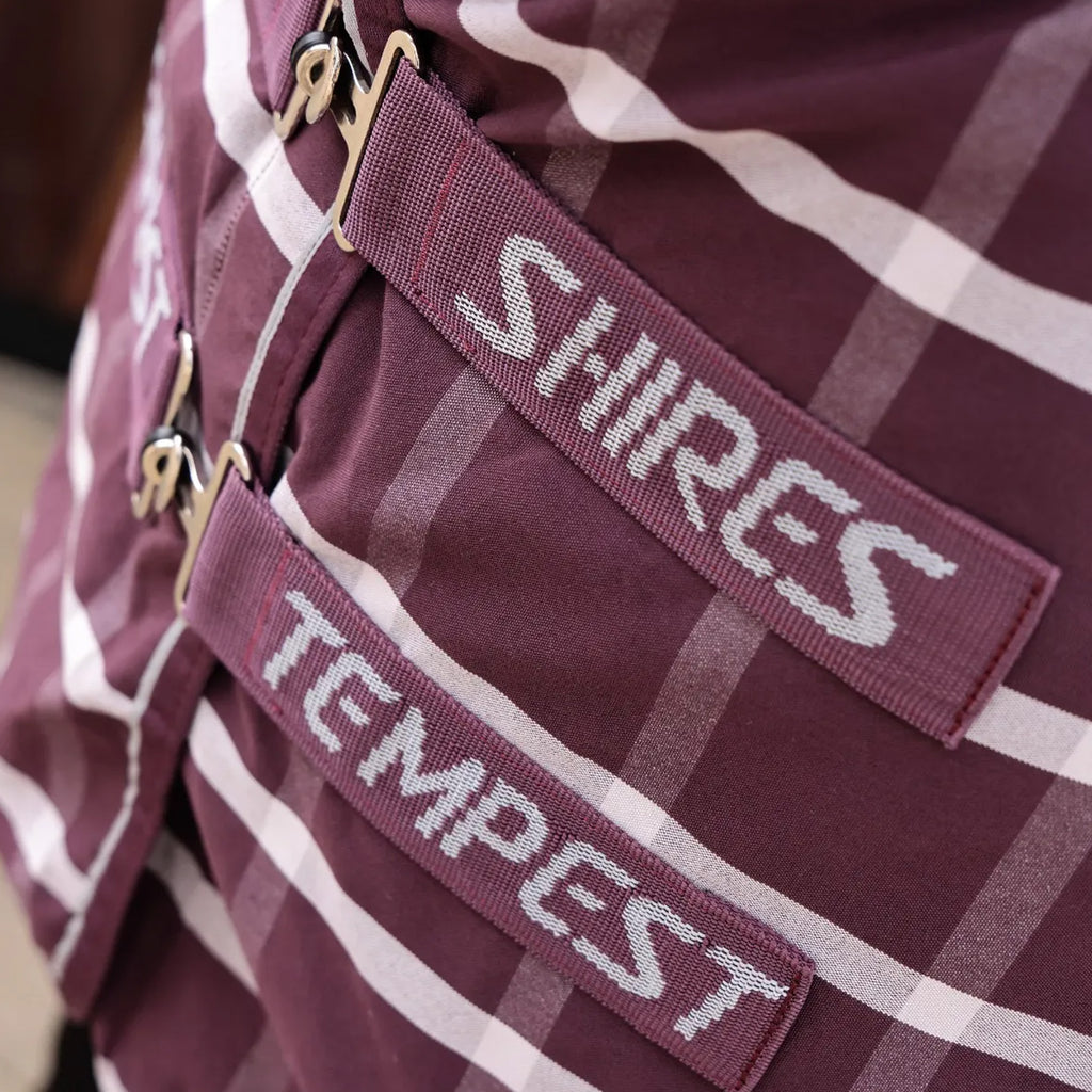Tempest Original Stable Sheet - Maroon Check