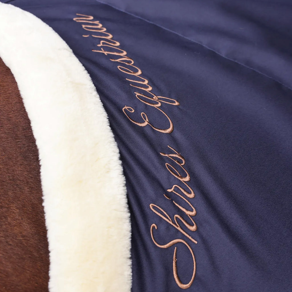 Shires Deluxe Stable Sheet - Navy