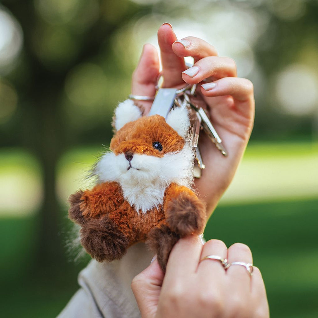 Wrendale Plush Fox Keyring - Autumn