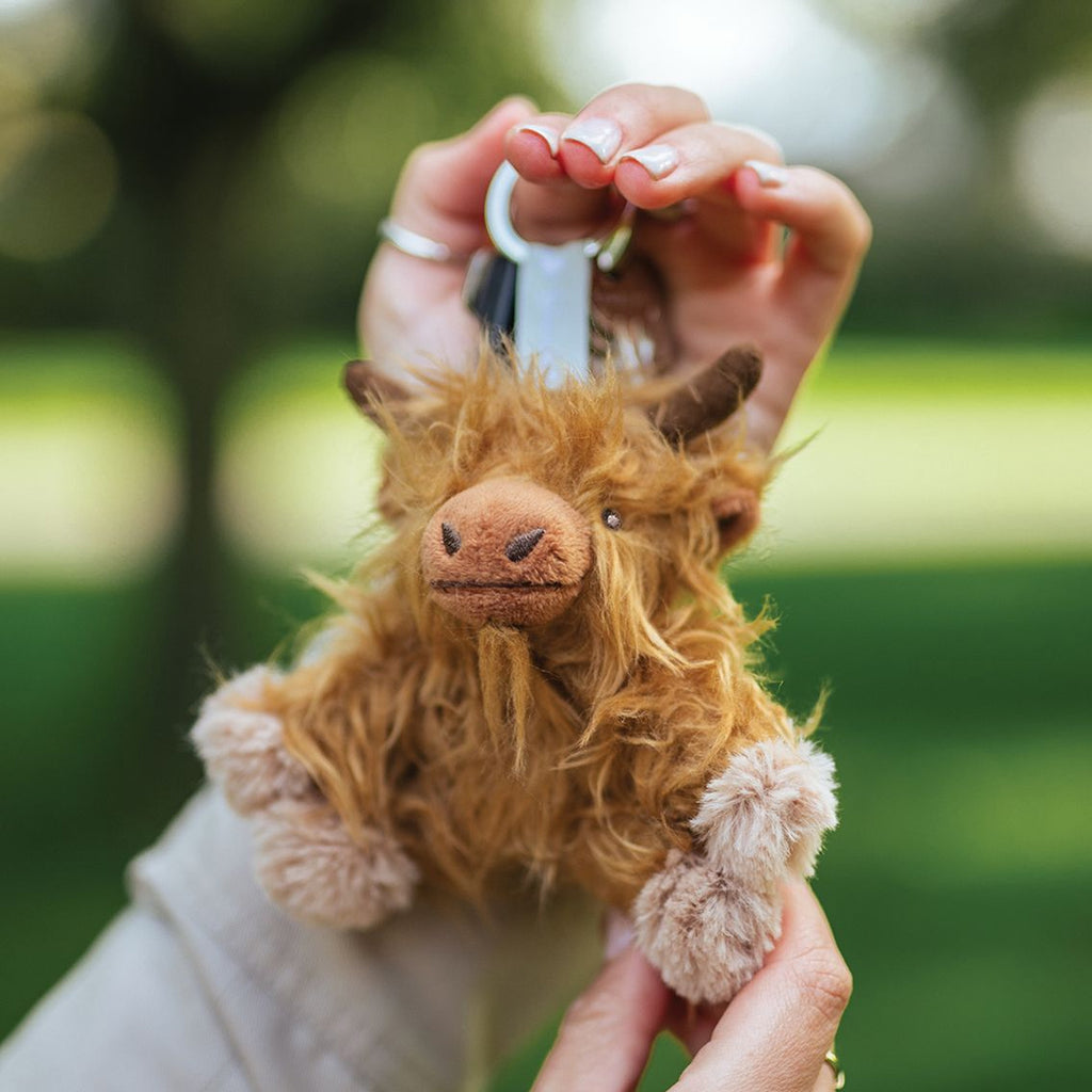Wrendale Plush Highland Cow Keyring - Gordon