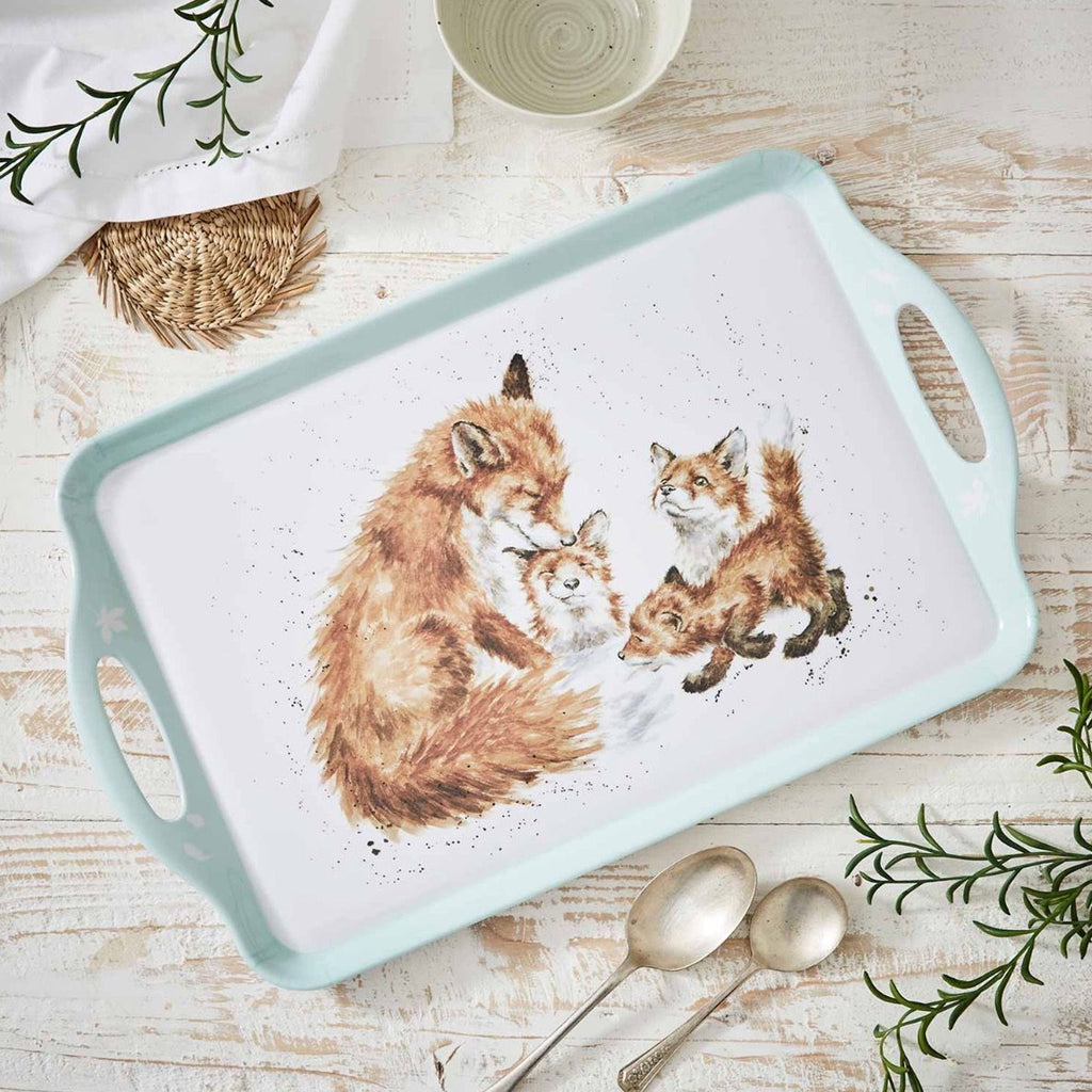 Wrendale Large Tray - Foxes