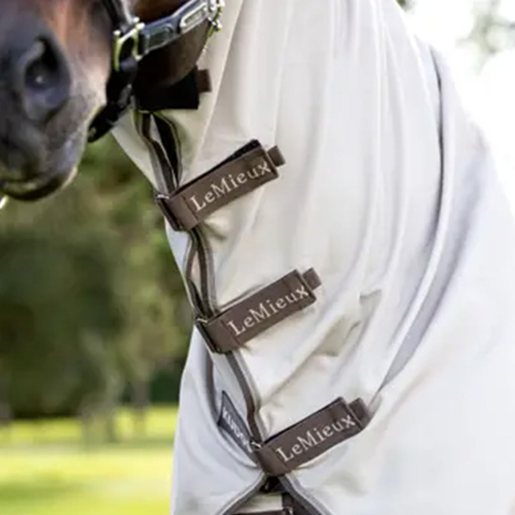 LeMieux Kudos Sweet Itch Fly Rug - Stone