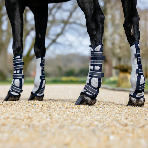 LeMieux Arika Mesh Fly Boots - Navy