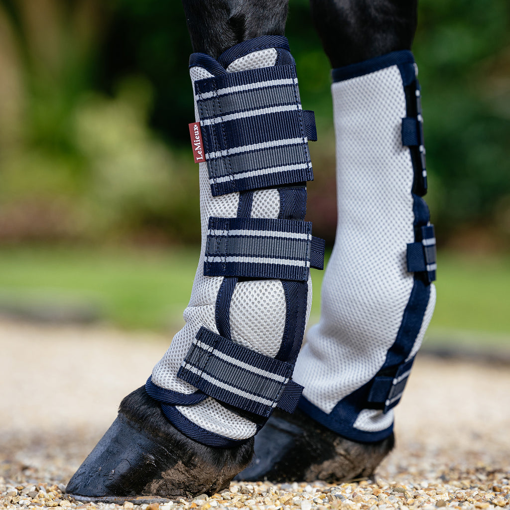 LeMieux Arika Mesh Fly Boots - Navy