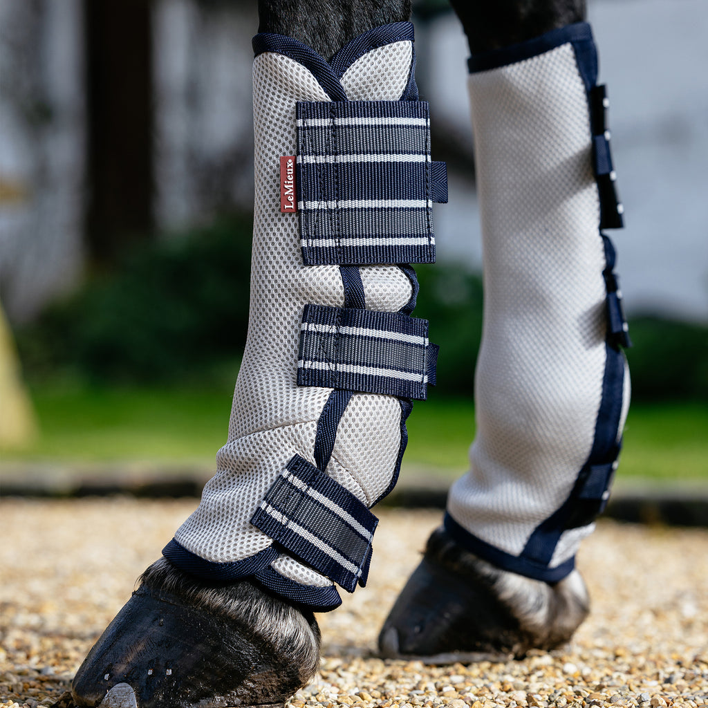 LeMieux Arika Mesh Fly Boots - Navy