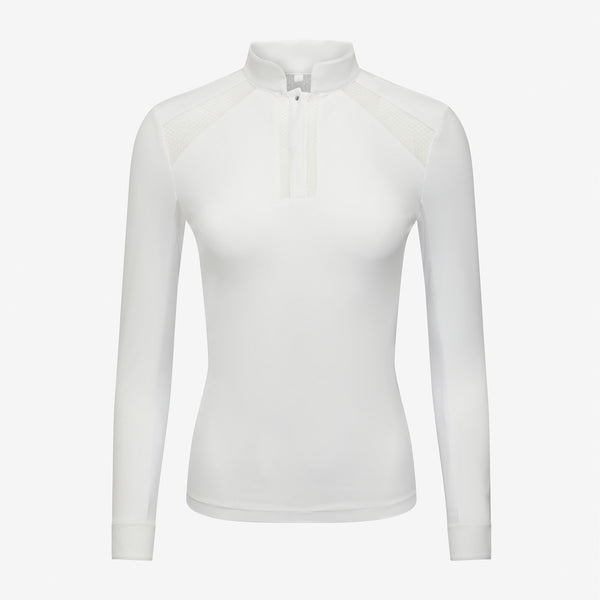 LeMieux Camille Long Sleeve Show Shirt - White