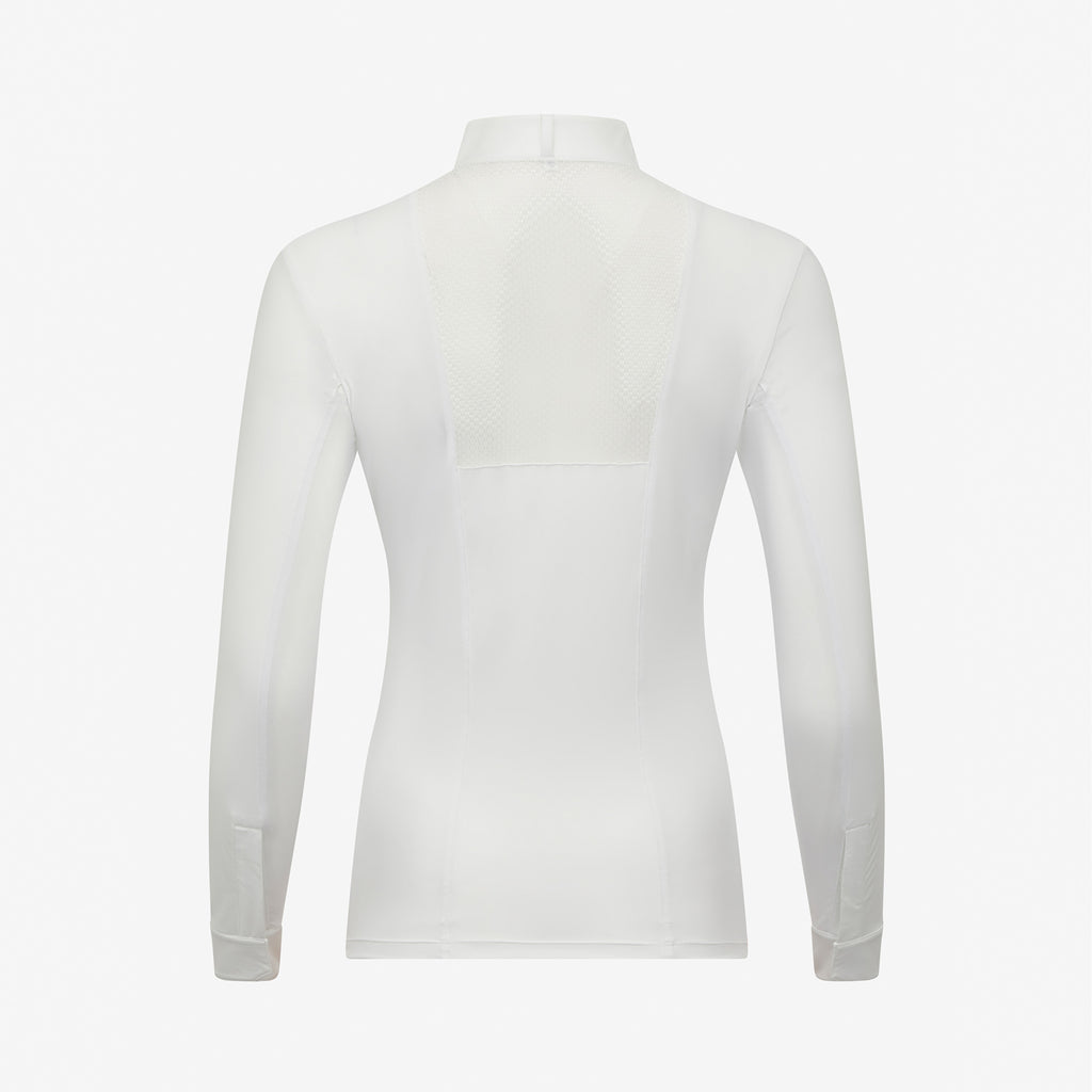 LeMieux Camille Long Sleeve Show Shirt - White