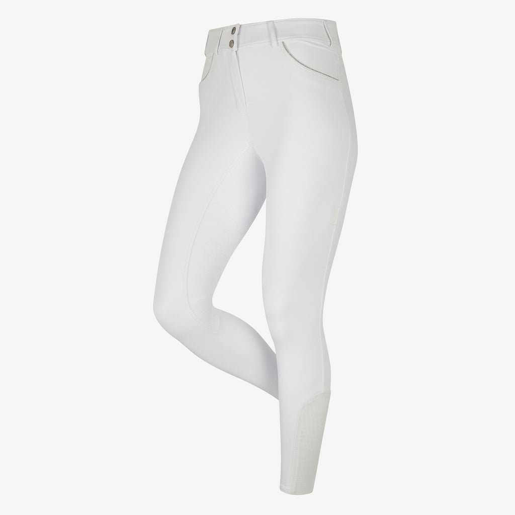 LeMieux Victoria Silicone Seat Breeches - White