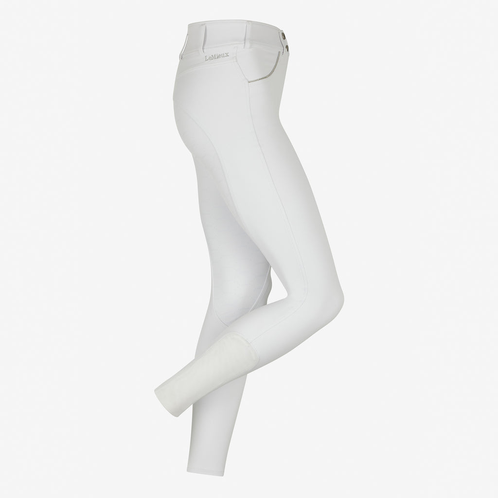 LeMieux Victoria Silicone Seat Breeches - White