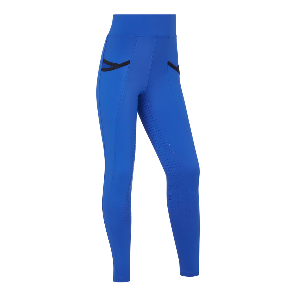 LeMieux Young Rider Pull On Breeches - Benetton Blue