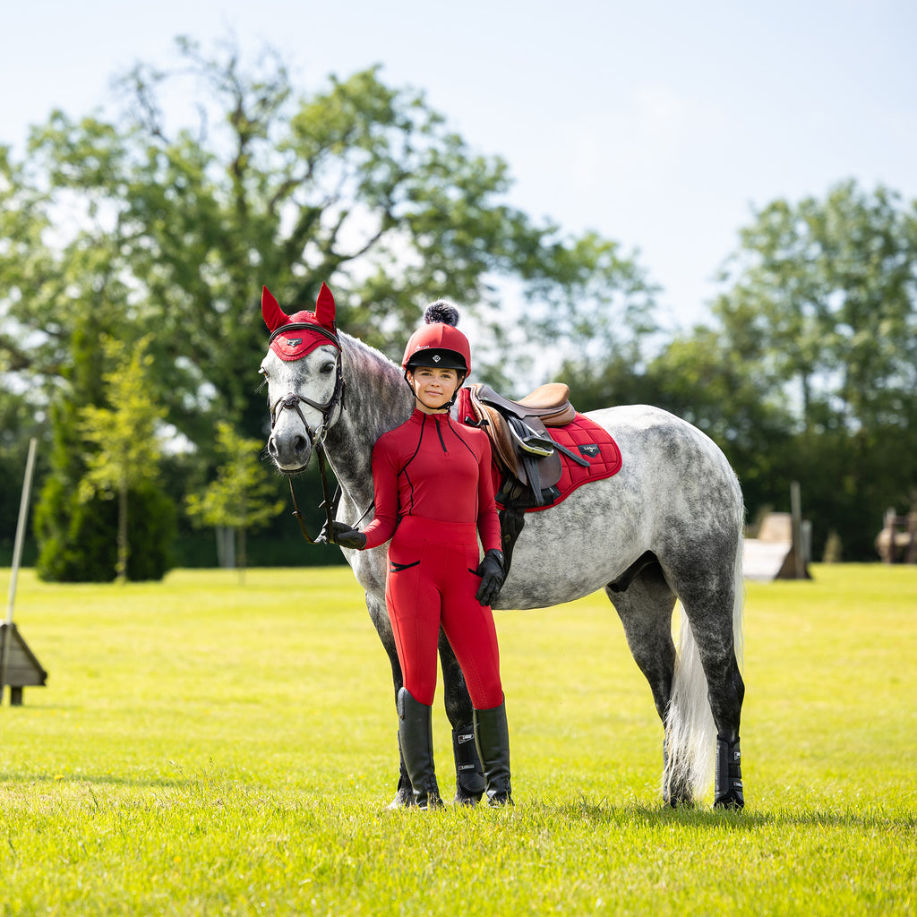 LeMieux Young Rider Pull On Breeches - Chilli