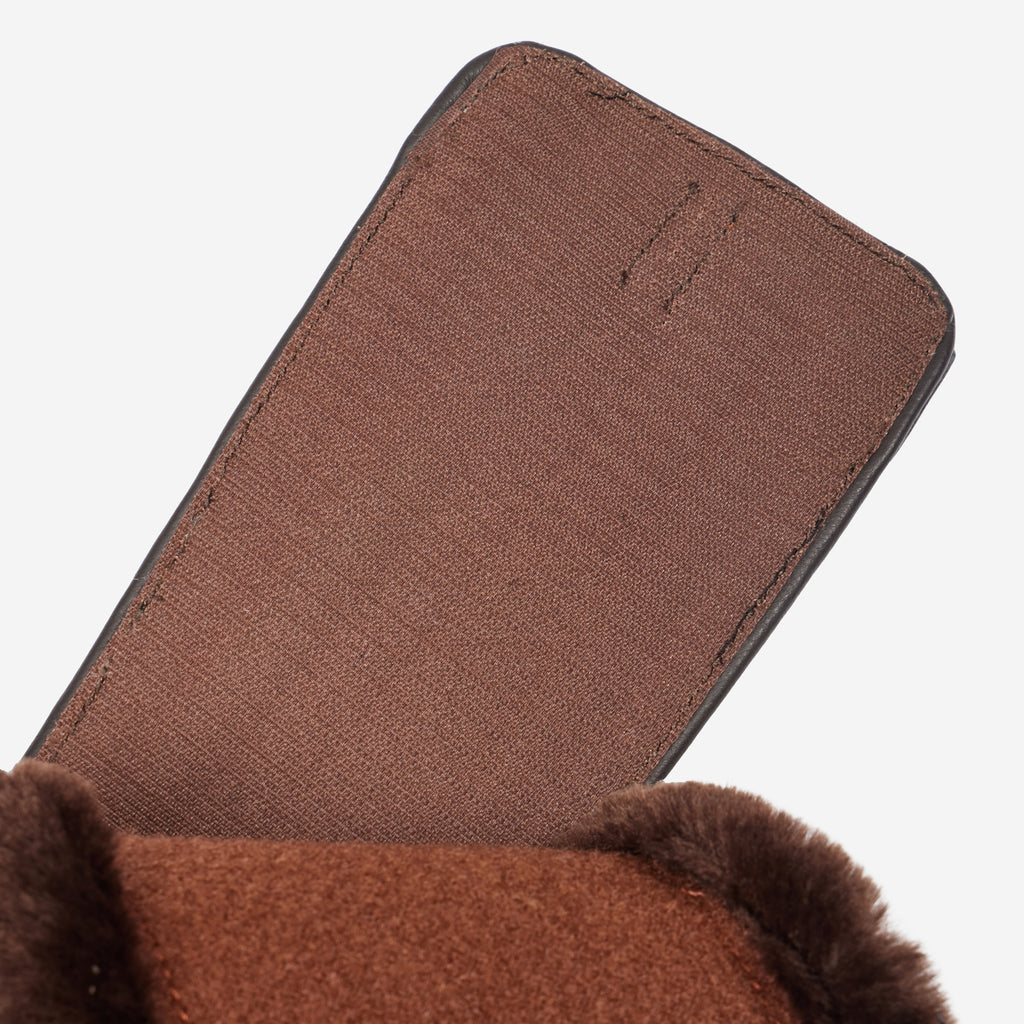 LeMieux Arika Simuwool Contoured Short Stud Girth - Brown