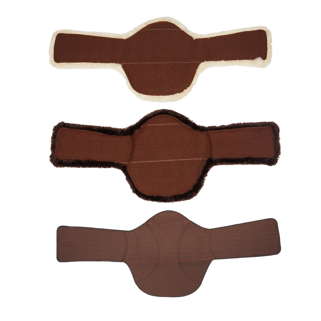LeMieux Arika Simuwool Contoured Short Stud Girth - Brown