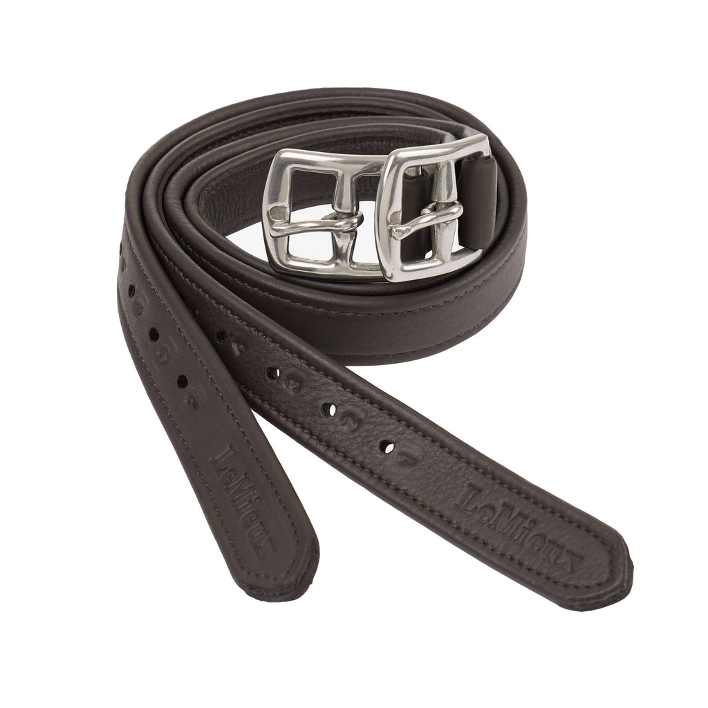 LeMieux Childrens Stirrup Leathers - Brown