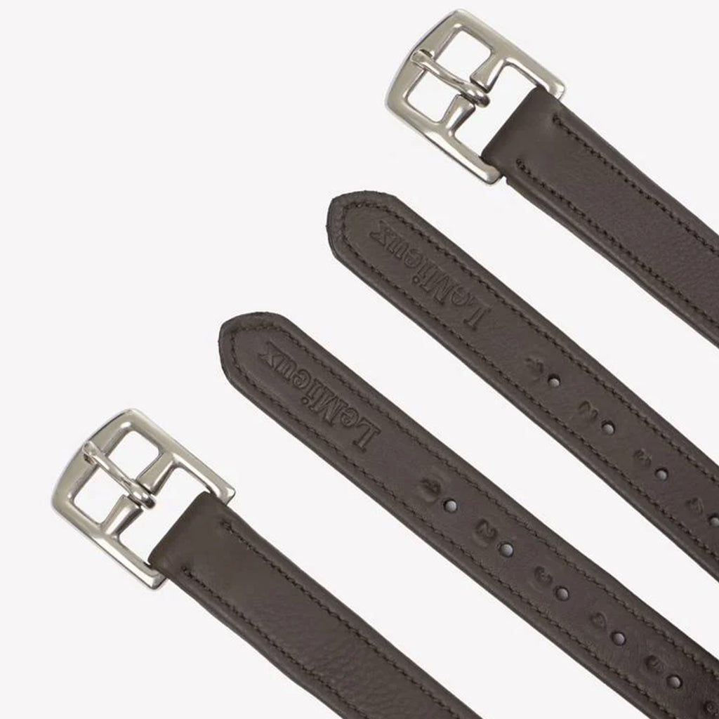 LeMieux Childrens Stirrup Leathers - Brown
