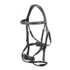 LeMieux Kudos Clear Arc Bridle - Black/Silver