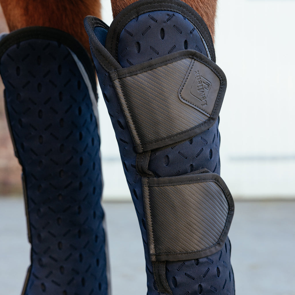 LeMieux Kudos 3D Mesh Travel Boots - Navy