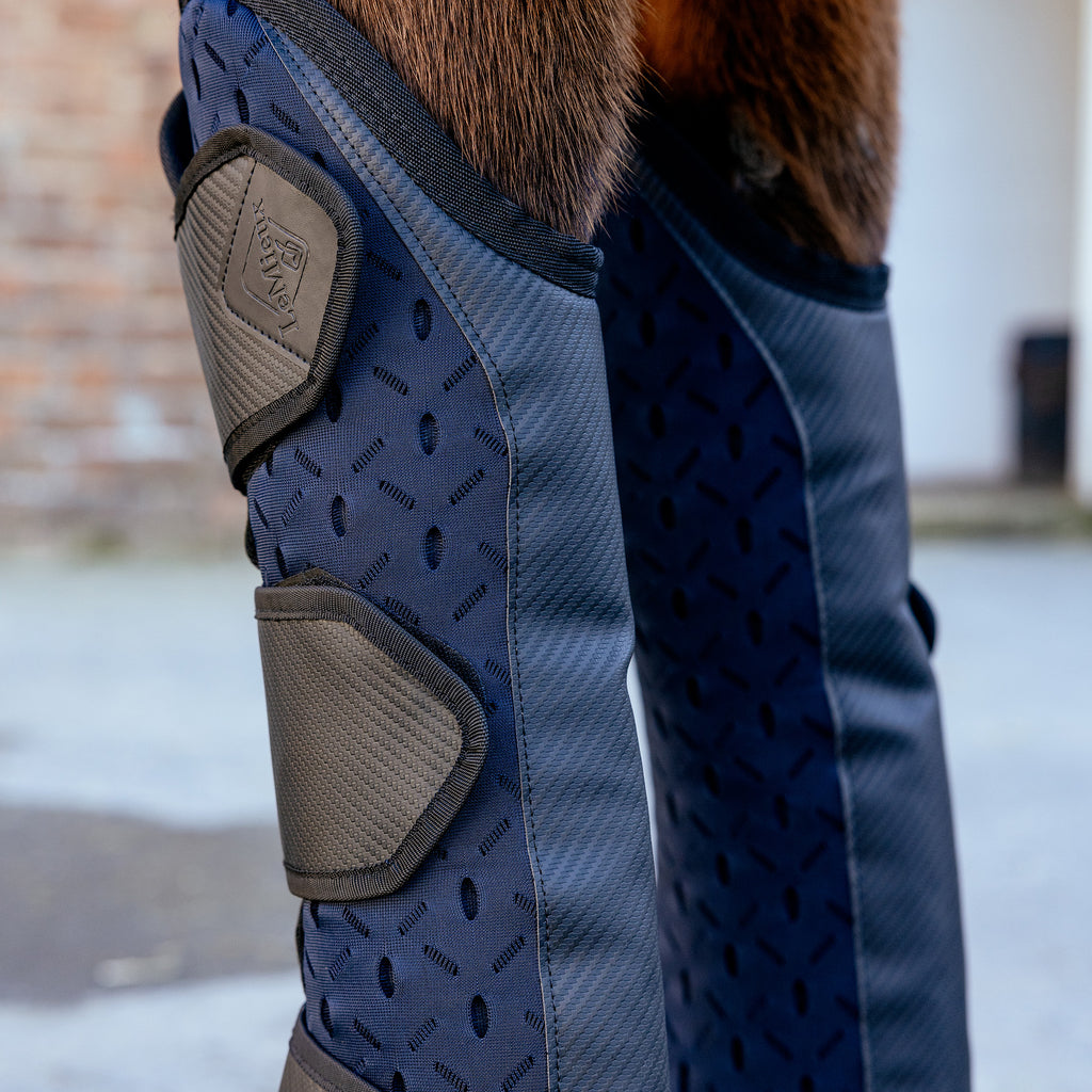 LeMieux Kudos 3D Mesh Travel Boots - Navy