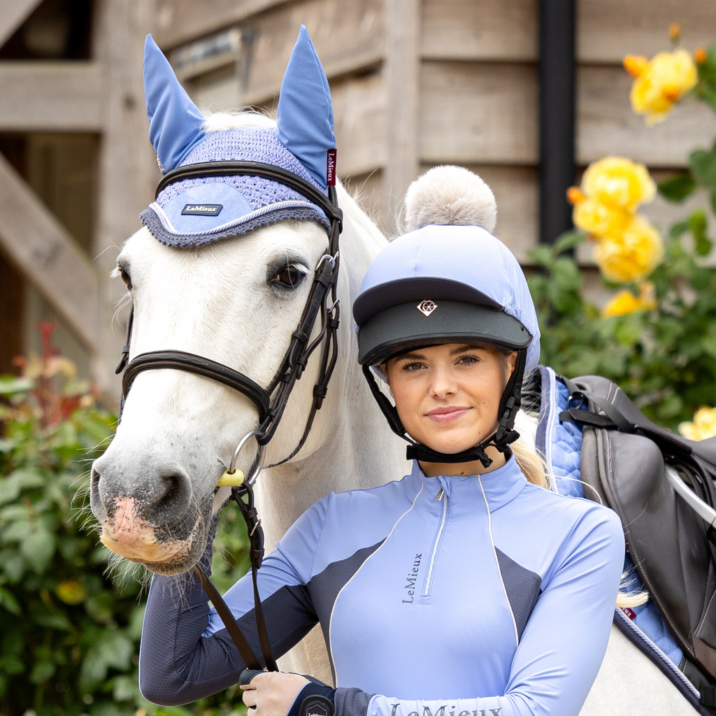 LeMieux Esme Fly Hood - Corn Blue