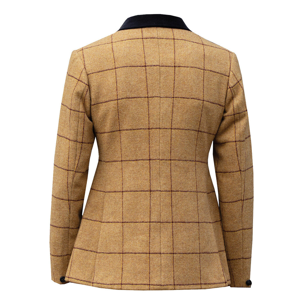Equetech Junior Wheatley Deluxe Tweed Riding Jacket - Brown