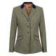 Equetech Junior Thornborough Deluxe Tweed Riding Jacket - Green