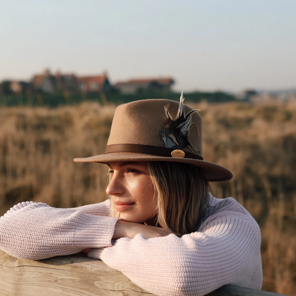 Hicks and Brown The Suffolk Fedora - Camel