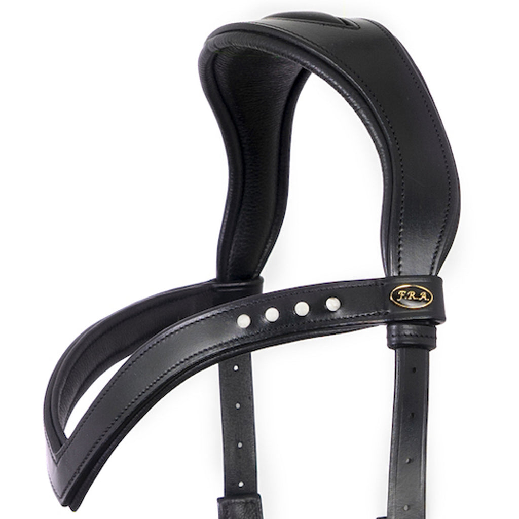 F.R.A Glory System 5 Jaw-Crossed Bitless Bridle - Black