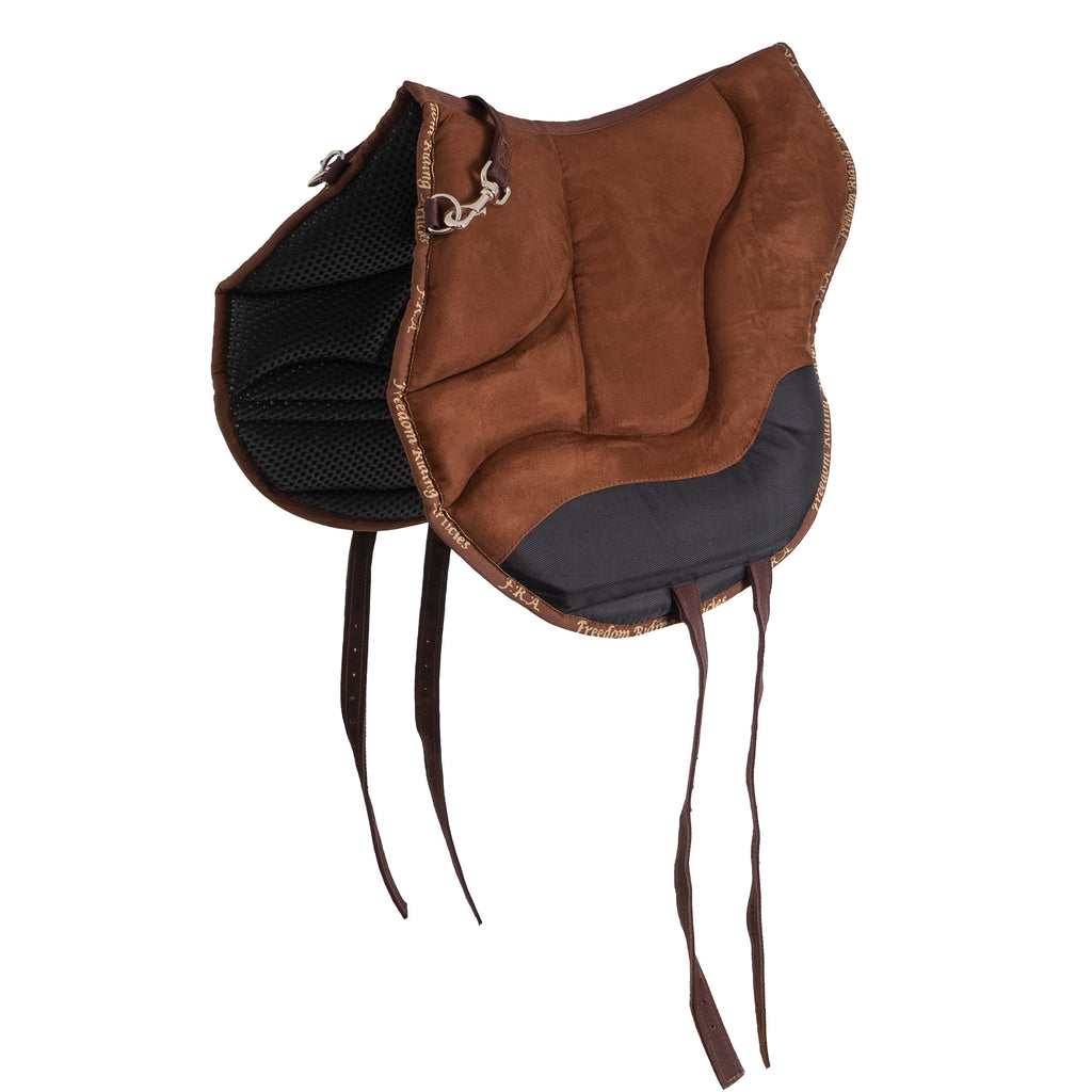 F.R.A Dardo Bareback Pad - Brown Suede