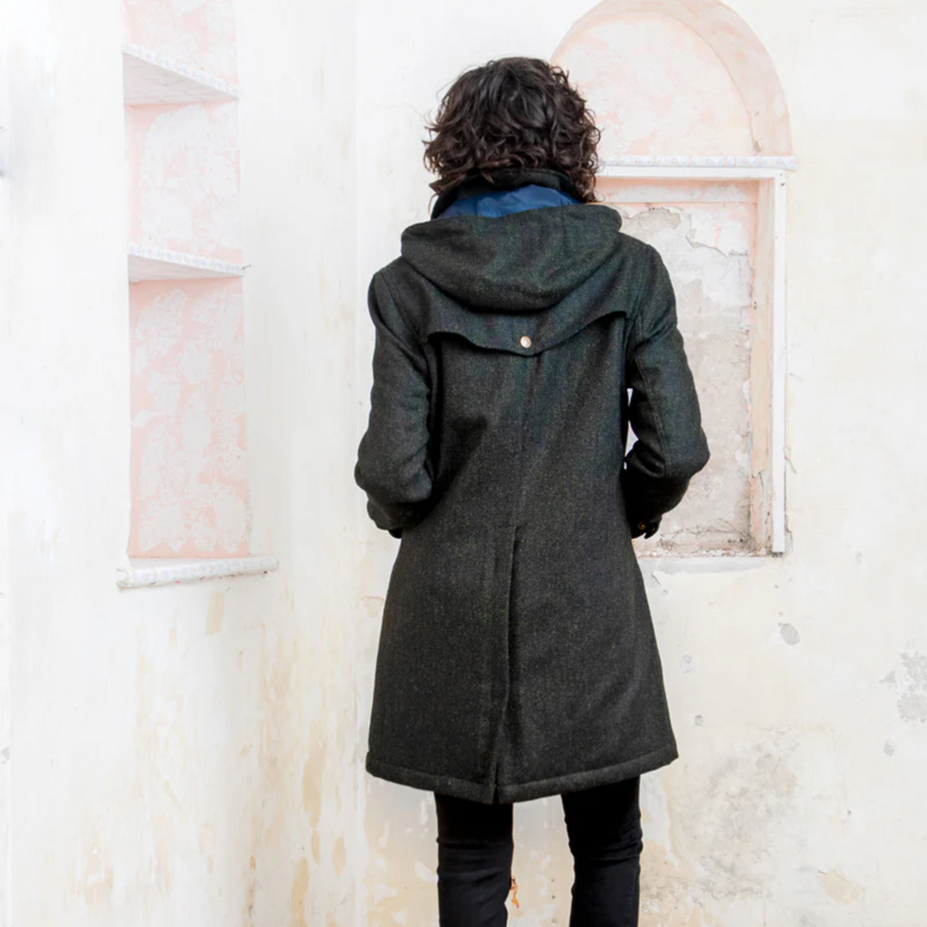 Jack Murphy Ladies Abbie Tweed Jacket - Deep Green Herringbone