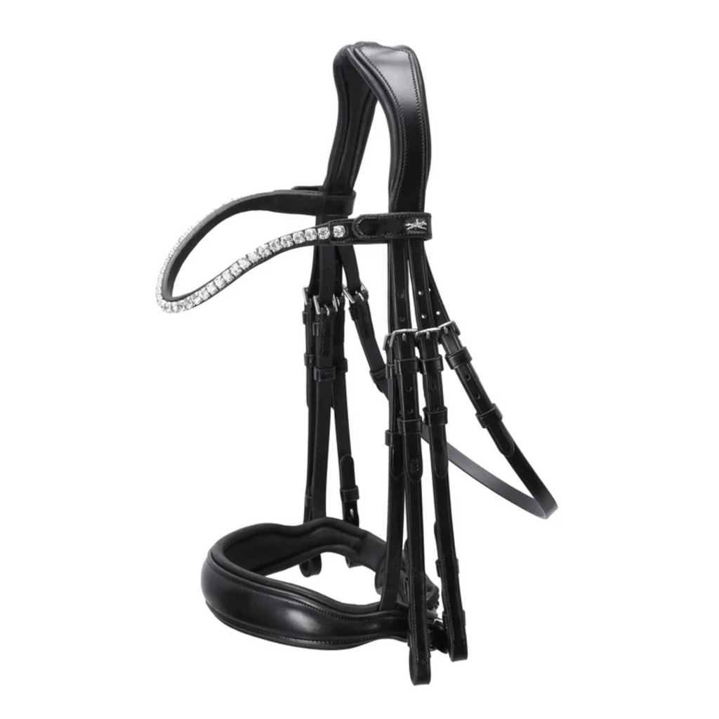 Schockemohle Milazzo Bridle - Black/Silver