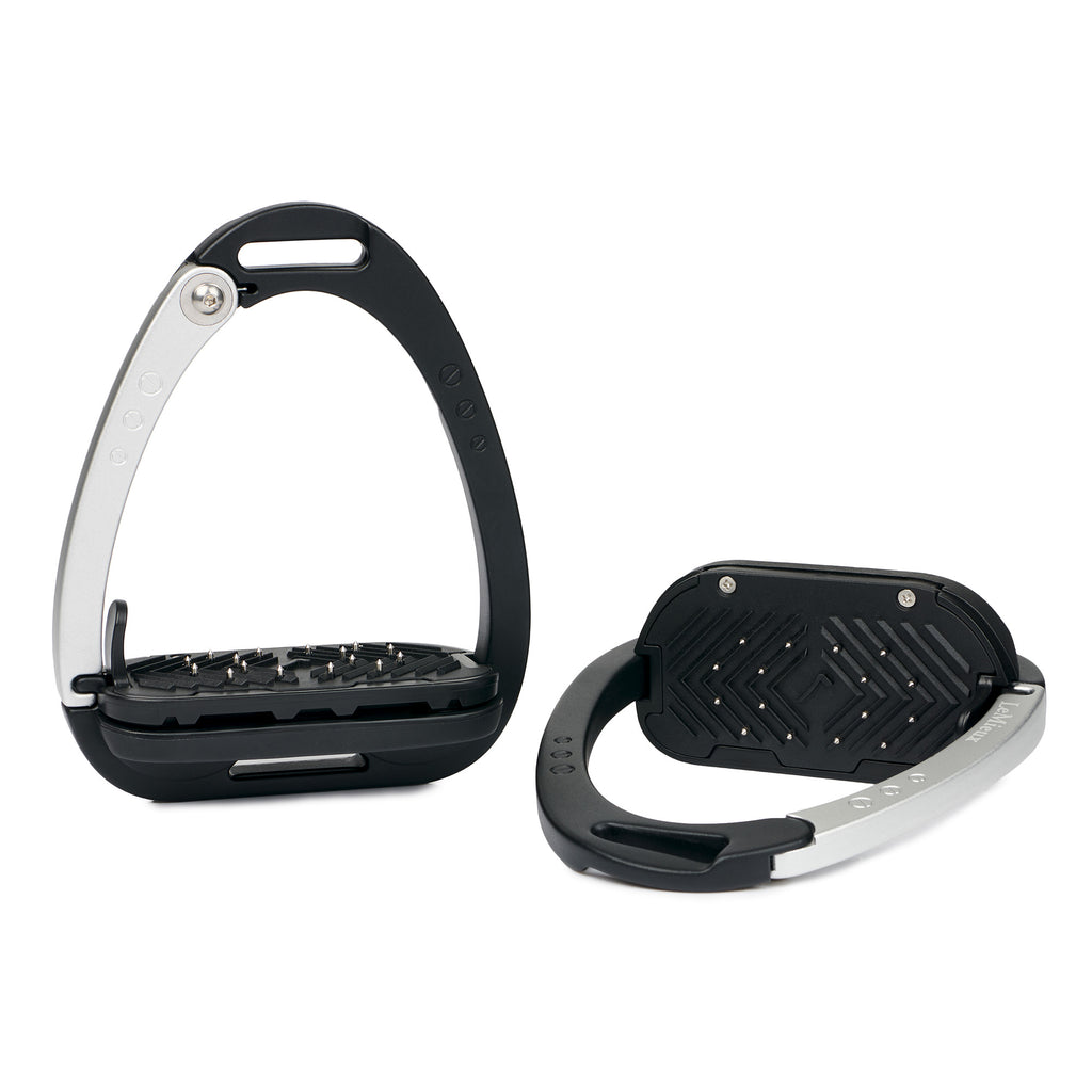 LeMieux Vector Balance Stirrups - Black/Aluminium