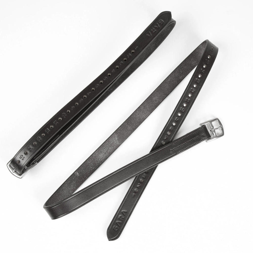 Velociti GARA Stirrup Leathers - Black