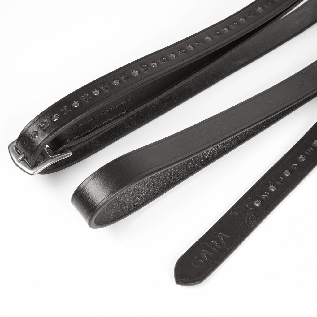 Velociti GARA Stirrup Leathers - Black