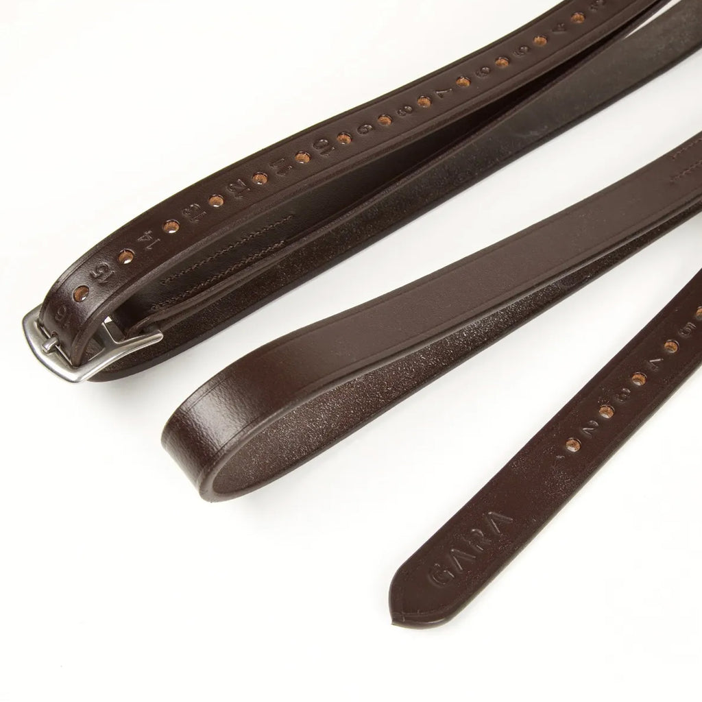 Velociti GARA Stirrup Leathers - Havana
