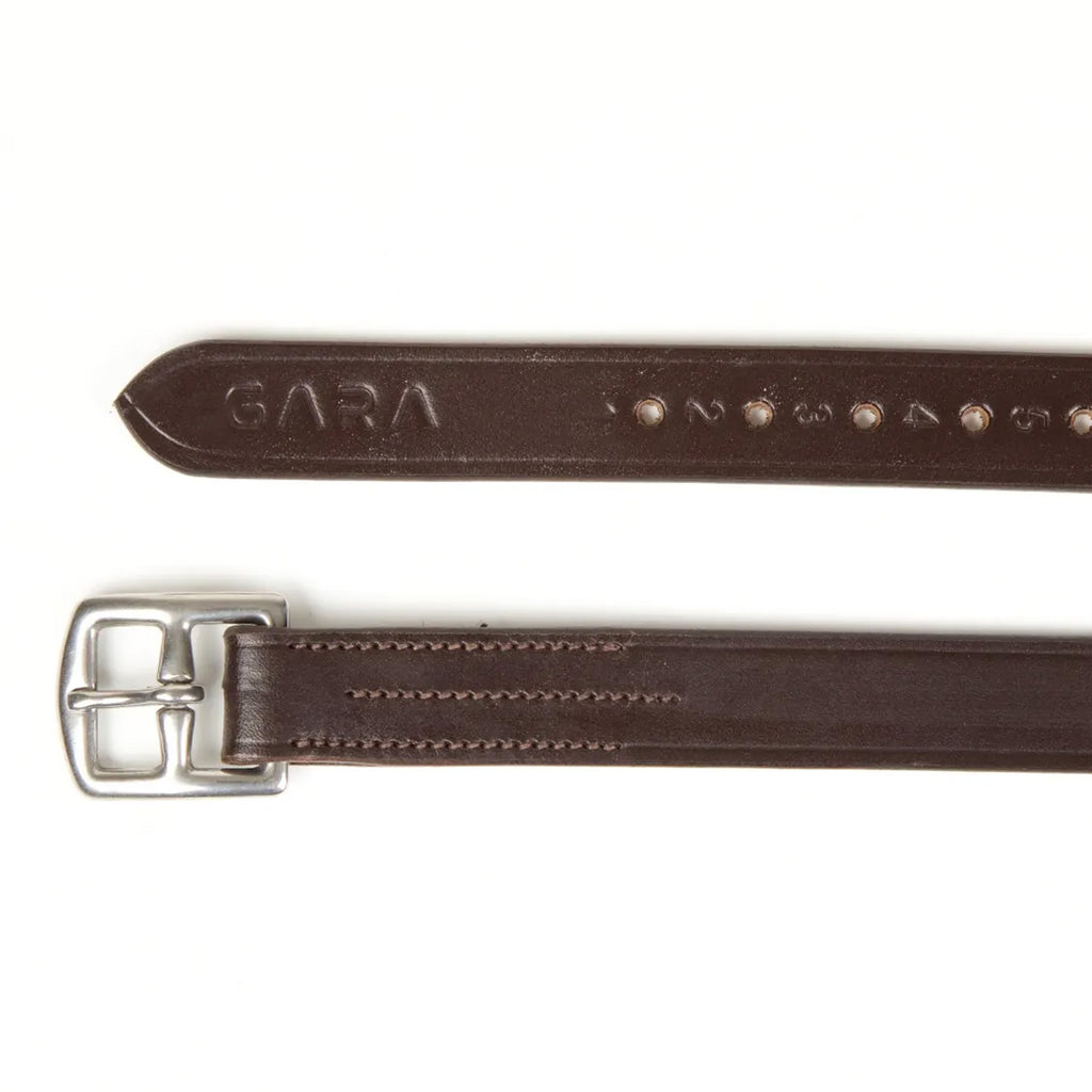 Velociti GARA Stirrup Leathers - Havana