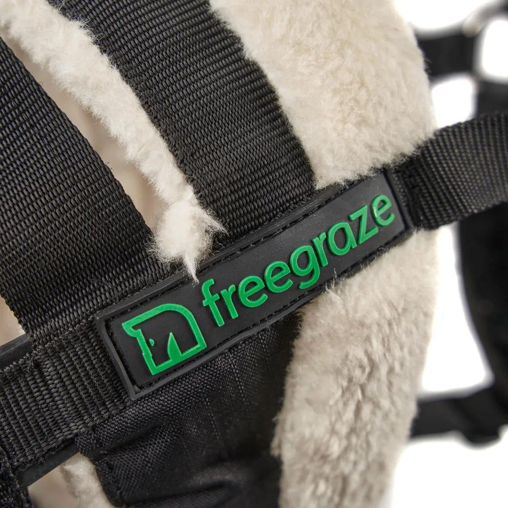 FreeGraze AirFlow Grazing Muzzle Padded - Black