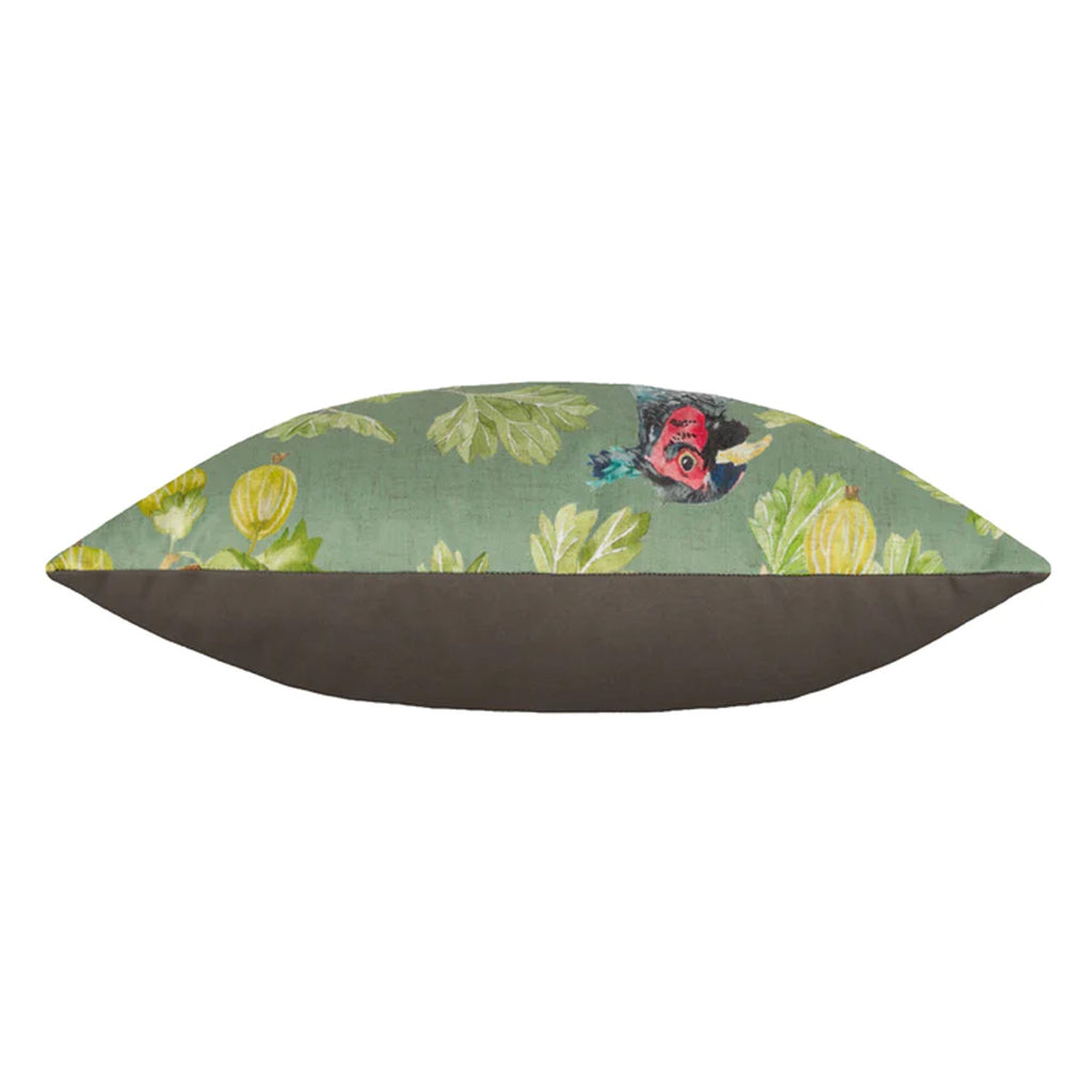Evans Lichfield Grove Pheasant Outdoor Cushion - Olive