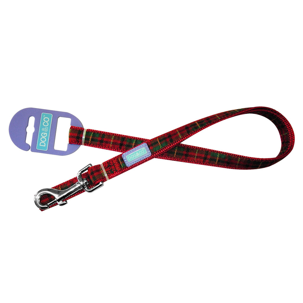 Hemmo and Co Tartan Lead- Red