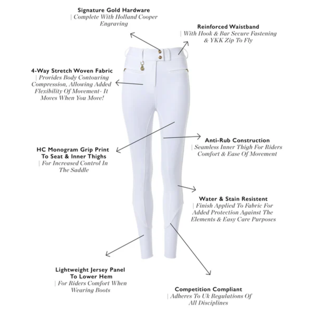 Holland Cooper Windsor Breeches - White