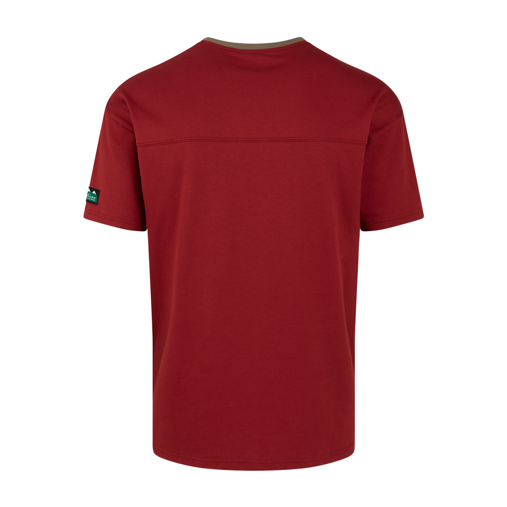 Ridgeline Unisex Hose Down T-Shirt - Rhubarb