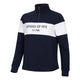 Hoggs of Fife Ladies Dumfries 1888 1/4 Zip Jumper - Navy/White