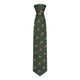 Hoggs Of Fife Boxed 100 Silk Woven Pheasants Tie Green
