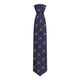Hoggs Of Fife Boxed 100 Silk Woven Pheasants Tie Navy