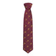 Hoggs Of Fife Boxed 100 Silk Woven Pheasants Tie - Wine
