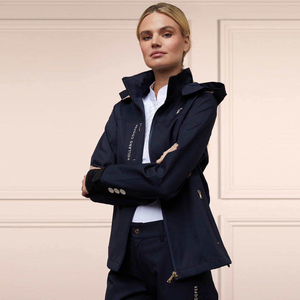 Holland Cooper Riding Shell Jacket - Ink Navy