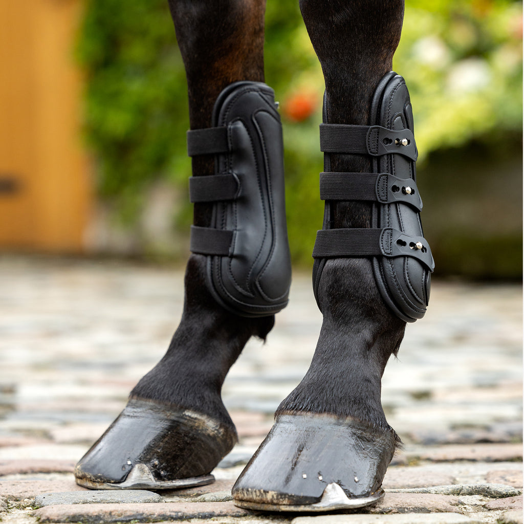 LeMieux Capella 3 Strap Tendon Boot - Black