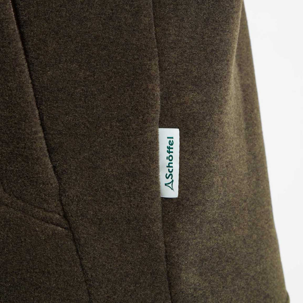 Schoffel Men's Berkeley Quarter Zip Fleece - Dark Olive