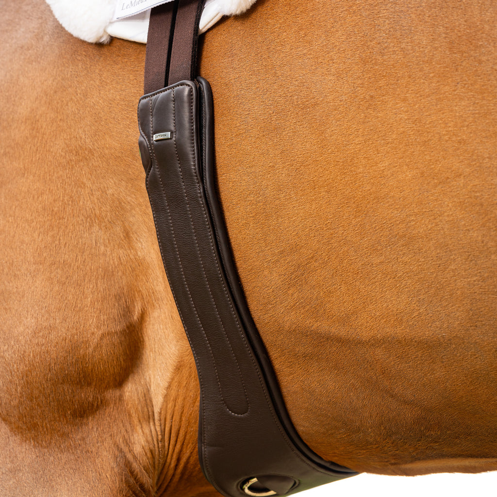 LeMieux Hunter Girth With Detachable Non Slip Liner - Havana