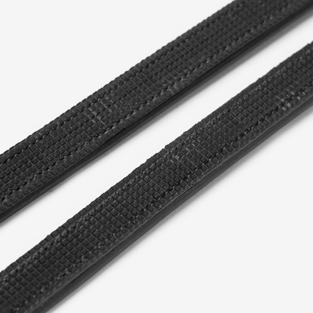LeMieux Hunter Half Lined Curb Rein - Black/Silver