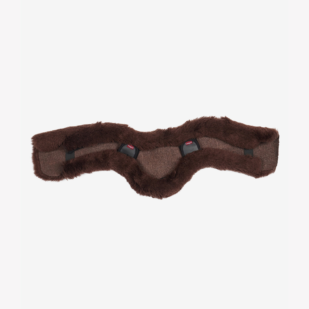 LeMieux Merino+ Anatomic Jumping Girth Cover - Brown